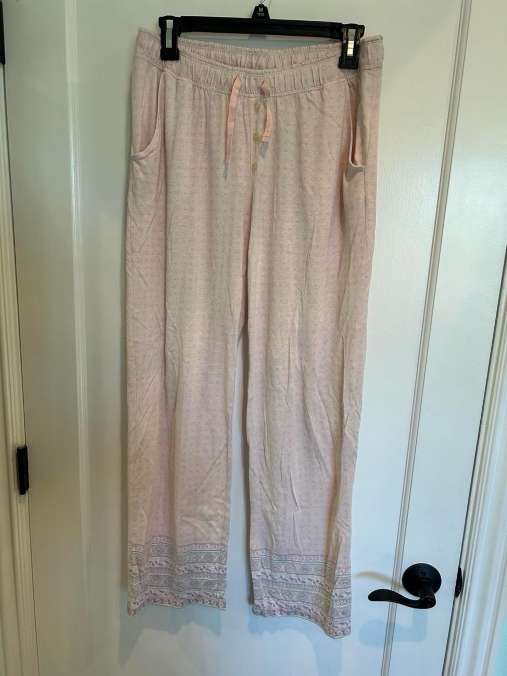 Sonoma Pink Paisley Patterned Pj Pants